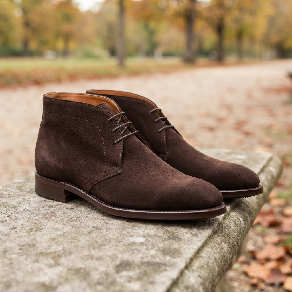 Regent Chukka Boots (Chocolate Suede)